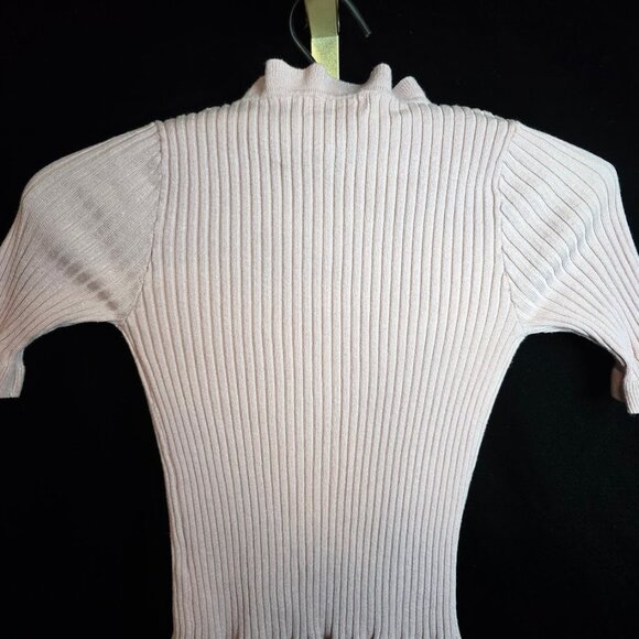 Lovers and Friends Revolve Carissa Ruffle Sweater Blush S - Picture 8 of 11